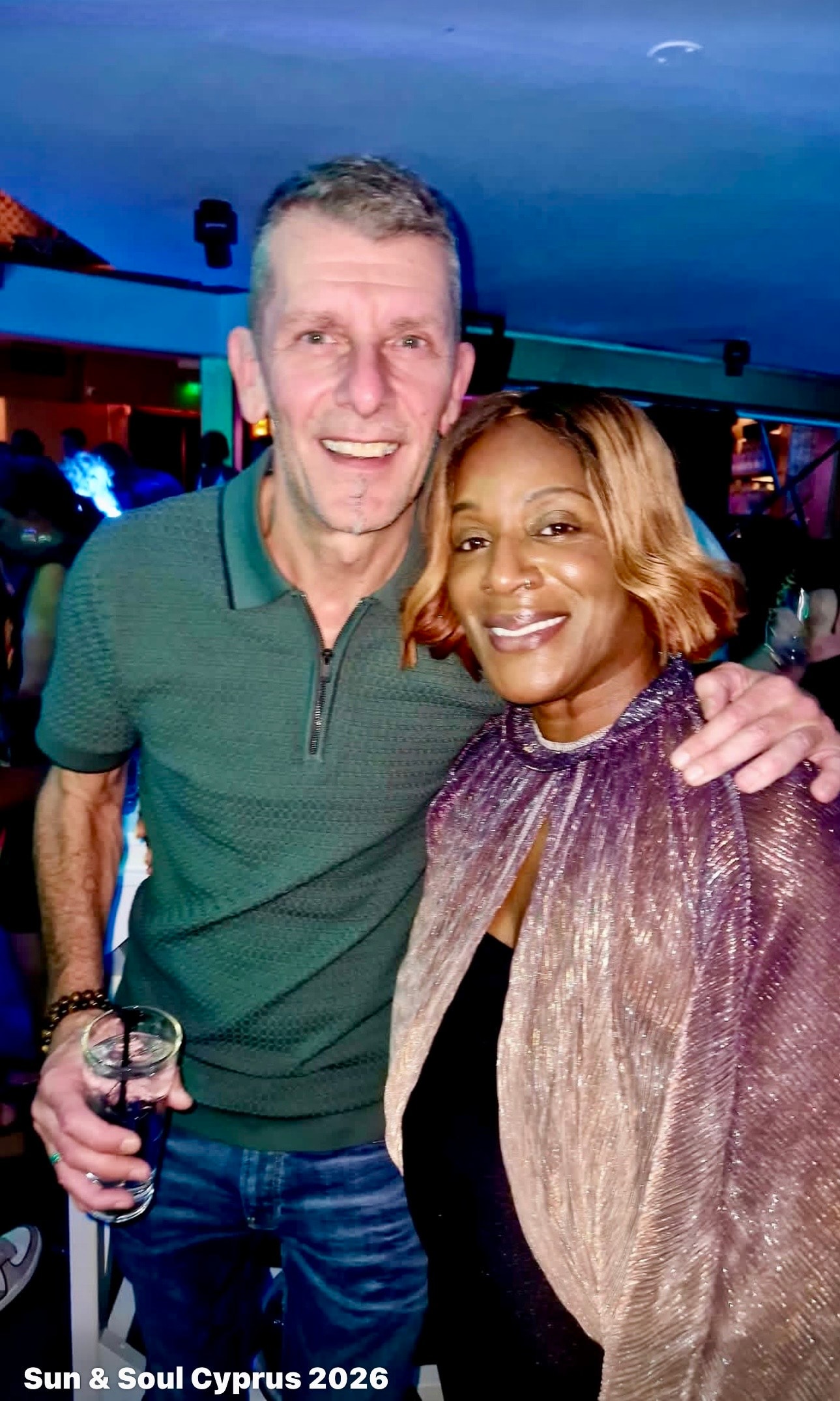 Two guests enjoying the evening at Sun & Soul Cyprus 2026